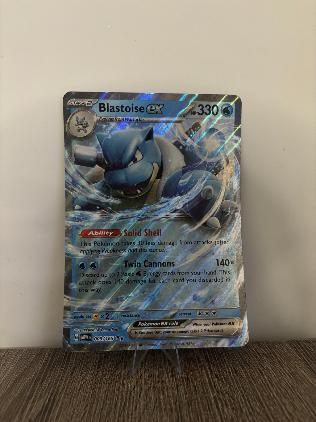 Blastiose ex jumbo promo card