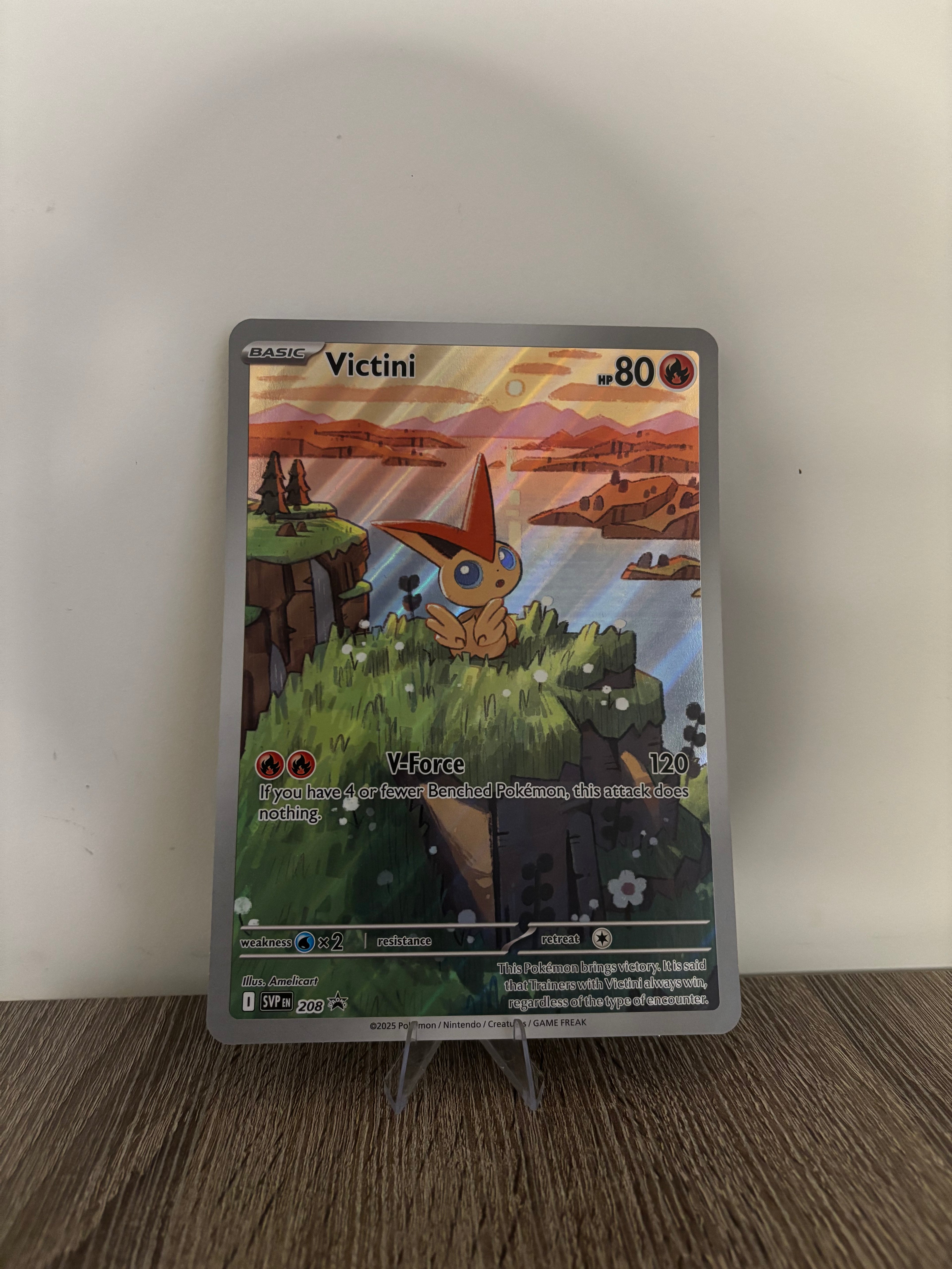 Jumbo victini promo card